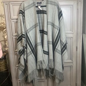 Woman’s Plaid Poncho